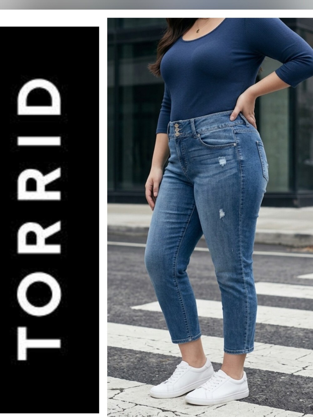 Torrid Distressed Jegging